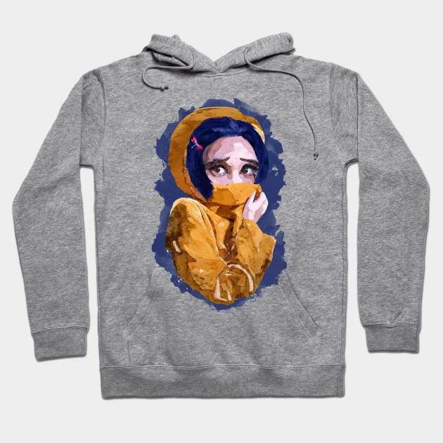 Coraline's Yellow Jacket Hoodie by SmolButDedly